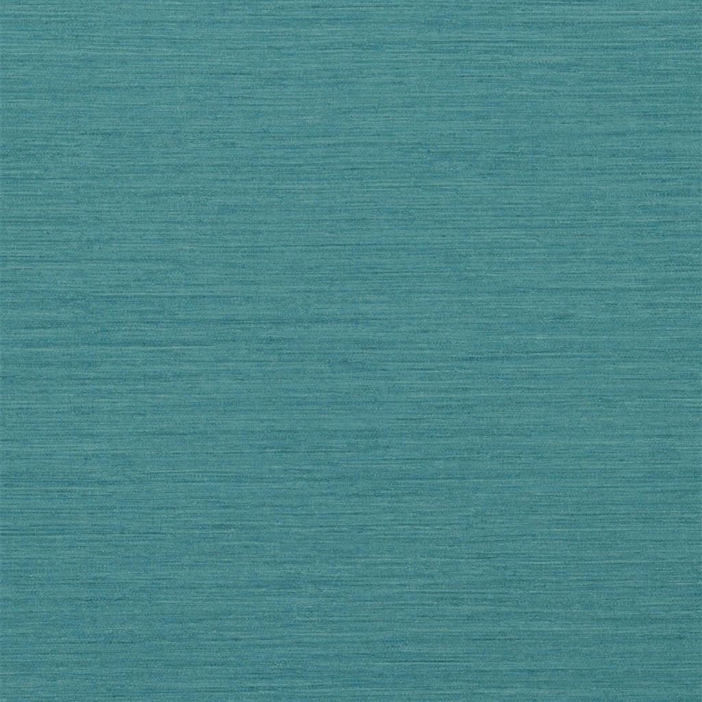 Brera Grasscloth Textured Wallpaper Pdg1120 By Designers Guild In Azure Turquoise